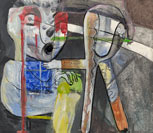 Painting 'Confrontation'