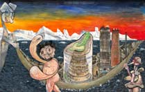 Painting 'Return to The Frozen North'